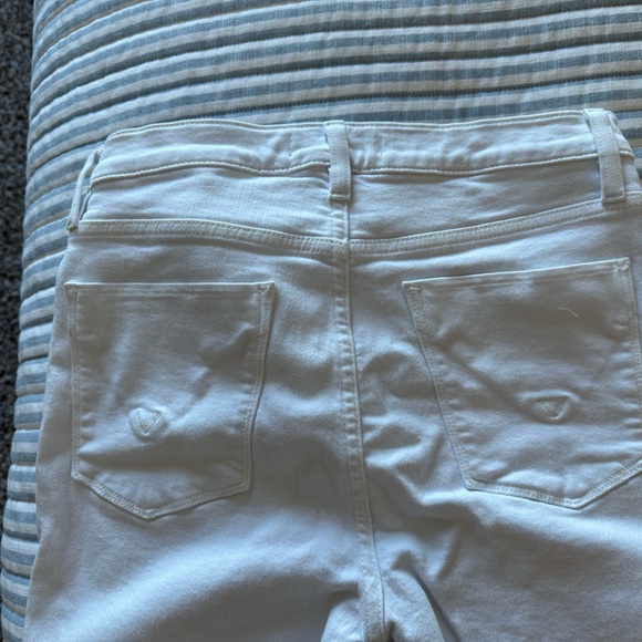 Hudson White Button down Jeans: size 27 EUC - Picture 6 of 9